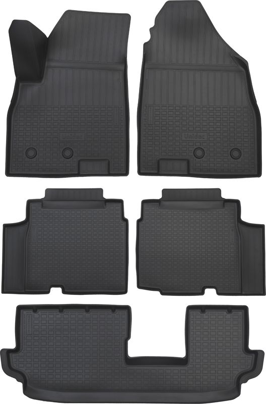 Коврики 3D Норпласт для салона Jetour X90 PLUS (5/7 мест, 1,2 ряд) 2021-2026. Артикул NPA11-C375-820