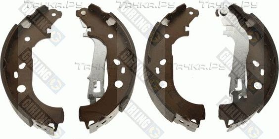 Тормозные колодки Girling задние для Fiat Doblo II 2010-2026. Артикул 5187386