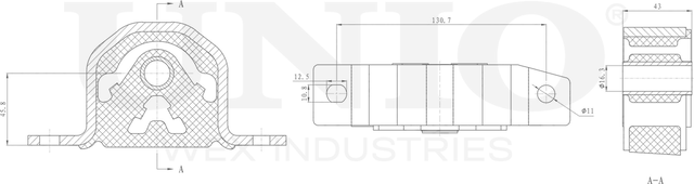 Опора двигателя (Unio). Артикул RMP-15081