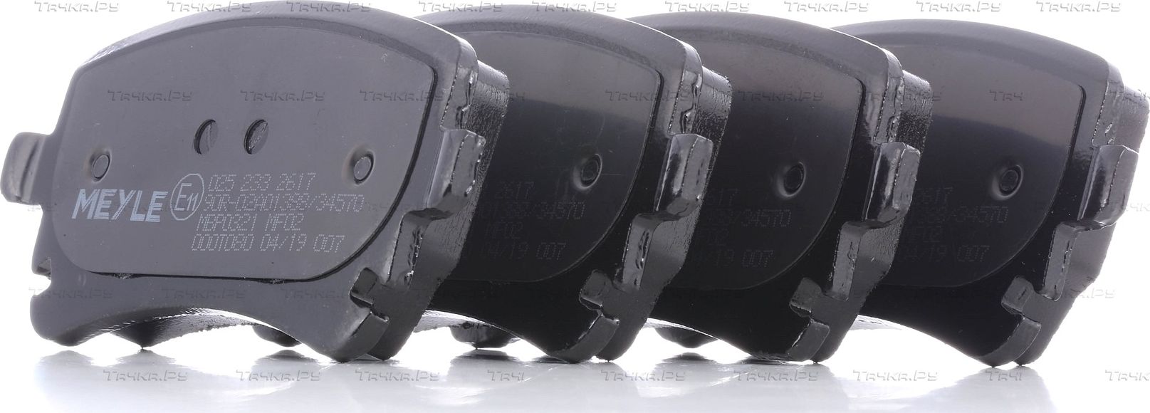 Тормозные колодки Meyle Original задние для Volkswagen Multivan T6 2015-2026. Артикул 025 233 2617