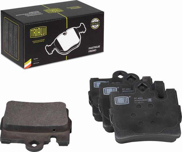 Тормозные колодки Trialli (Low-Metallic). Артикул PF 4064