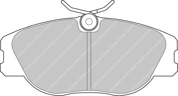 Тормозные колодки FERODO RACING DS3000. Артикул FCP565R