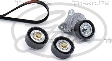 Приводной ремень поликлиновой с роликами (комплект) Gates Micro-V® Kit для Mitsubishi ASX I 2010-2011. Артикул K016PK2563