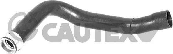 Патрубок радиатора (системы охлаждения) Cautex (EPDM (Этилен-пропиленовый каучук)). Артикул 757744
