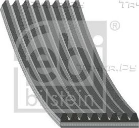 Приводной ремень поликлиновой Febi Bilstein (EPDM (Этилен-пропиленовый каучук)) для Mercedes-Benz Integro 2006-2026. Артикул 45573