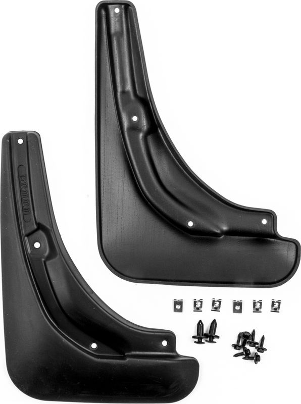 Брызговики Frosch (в коробке) задняя пара для Geely Atlas I 2018-2021. Артикул FROSCH.75.14.E13