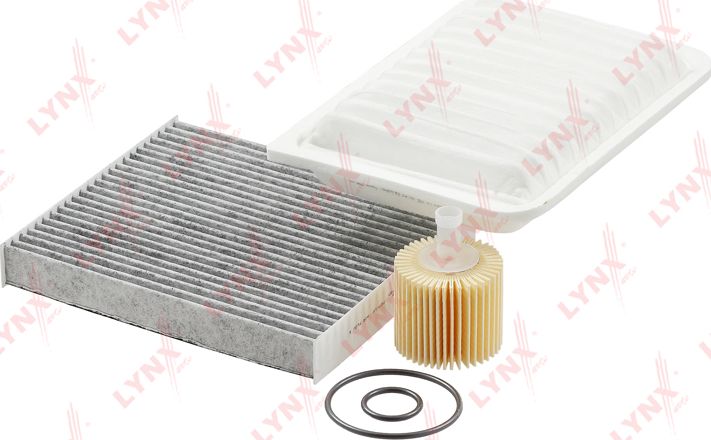 Комплект фильтров для ТО LYNXauto. Артикул LK-3073-1