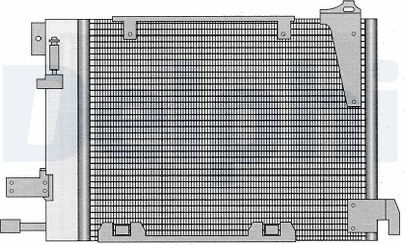 Радиатор кондиционера (конденсатор) Delphi. Артикул TSP0225221
