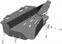 Защита Мотодор для компрессора пневмоподвески Lаnd Rover Discovery III 2005-2009. Артикул 13217