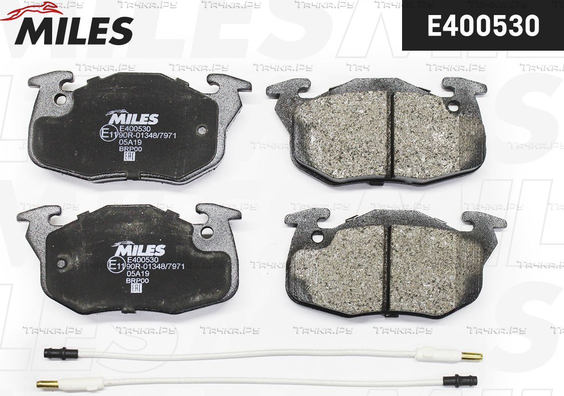 Тормозные колодки Miles (Low-Metallic) передние для Renault 5 I 1985-1985. Артикул E400530