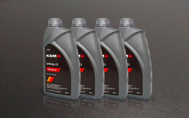 KSMG Official С3 5W40 (API SN Plus, ACEA C3, Level  МВ 229.51, Бельгия), 4 л (к-. Артикул P01031KSM001A