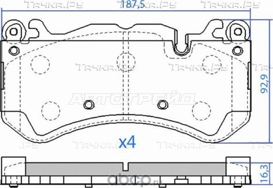КОЛОДКИ ТОРМОЗНЫЕ ПЕРЕД AUDI A6 08-Q3 13-MERCEDES GL-CLASS X166S-CLASS W222 Колодки тормозные пе (SAT). Артикул ST4F0698151G