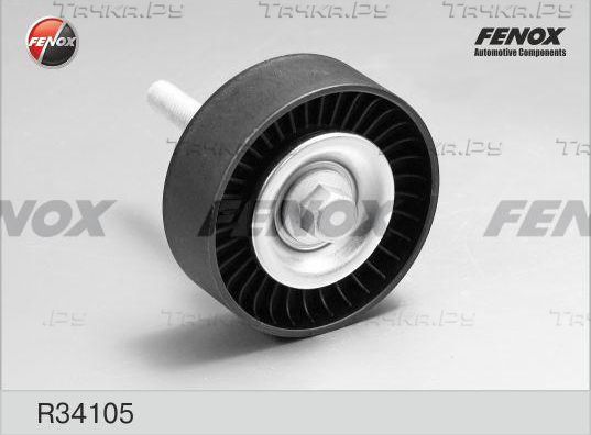 Направляющий (ведущий) ролик приводного поликлинового ремня Fenox для Audi A3 II (8P) 2008-2013. Артикул R34105