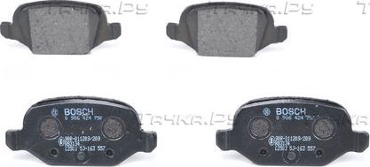 Тормозные колодки Bosch. Артикул 0 986 424 756