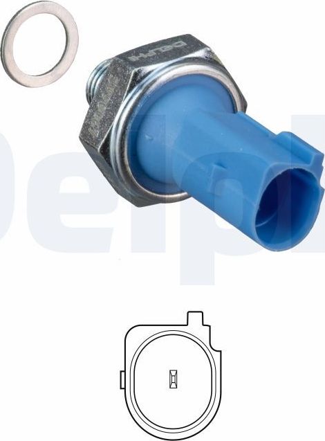 Датчик давления масла Delphi для Audi S6 IV (C7) 2012-2018. Артикул SW90067