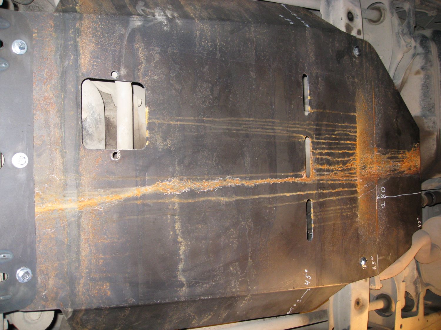 Защита алюминиевая Alfeco для АКПП и РК Toyota Land Cruiser 100 1998-2007. Артикул ALF.24.48al