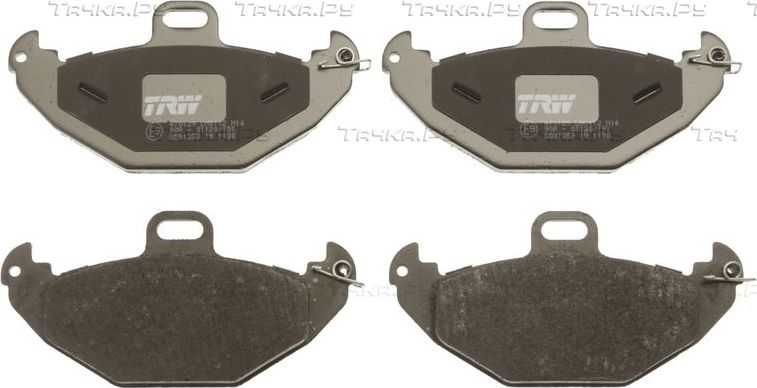 Тормозные колодки TRW COTEC задние для Renault Laguna I 1995-2001. Артикул GDB1353
