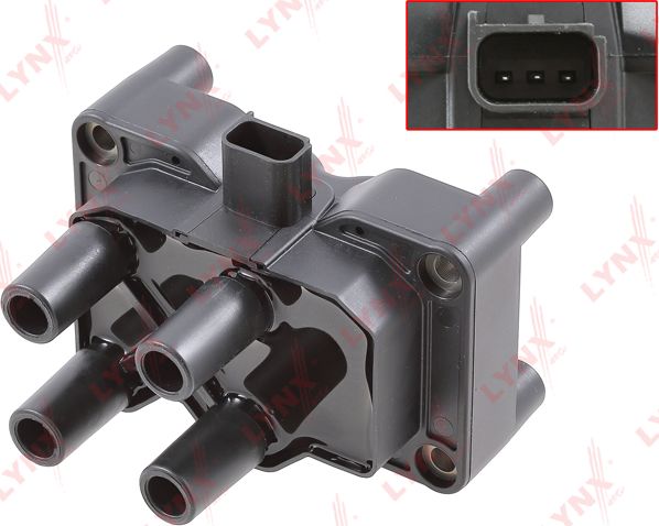 Катушка зажигания LYNXauto. Артикул SPL1035