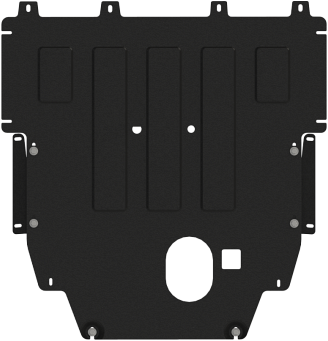 Защита Шериф (1,8 мм) для картера и КПП BAIC U5 Plus 2022-2026. Артикул 6401