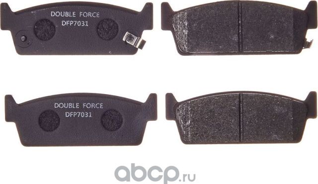 Колодки тормозные дисковые (Double Force) Double Force. Артикул DFP7031