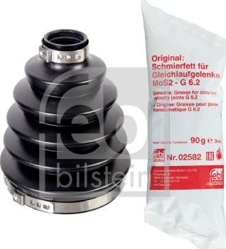 Пыльник ШРУСа наружный Febi Bilstein (термопласт) передний для Opel Astra K 2015-2026. Артикул 176313