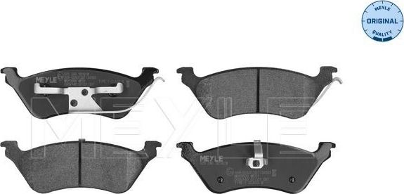 Тормозные колодки Meyle Original задние для Dodge Caravan IV 2001-2007. Артикул 025 240 3616/W