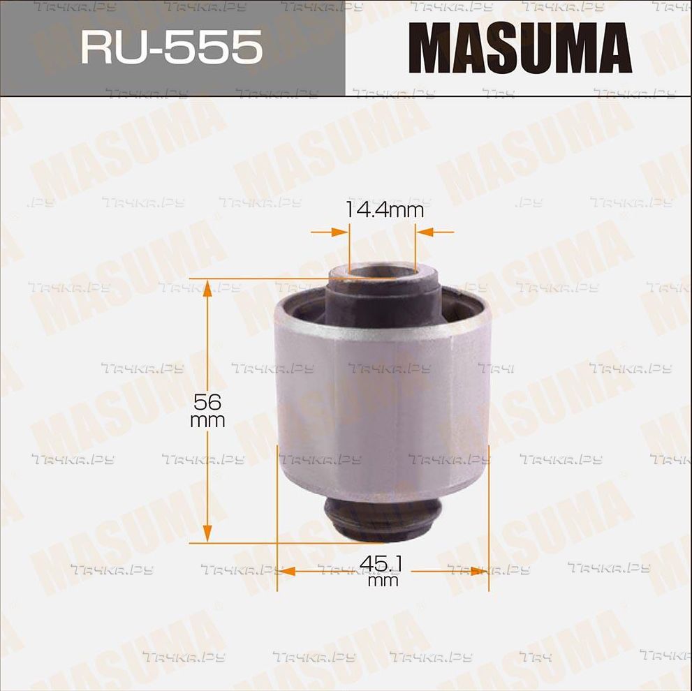 Сайлентблок заднего рычага подвески Masuma. Артикул RU-555