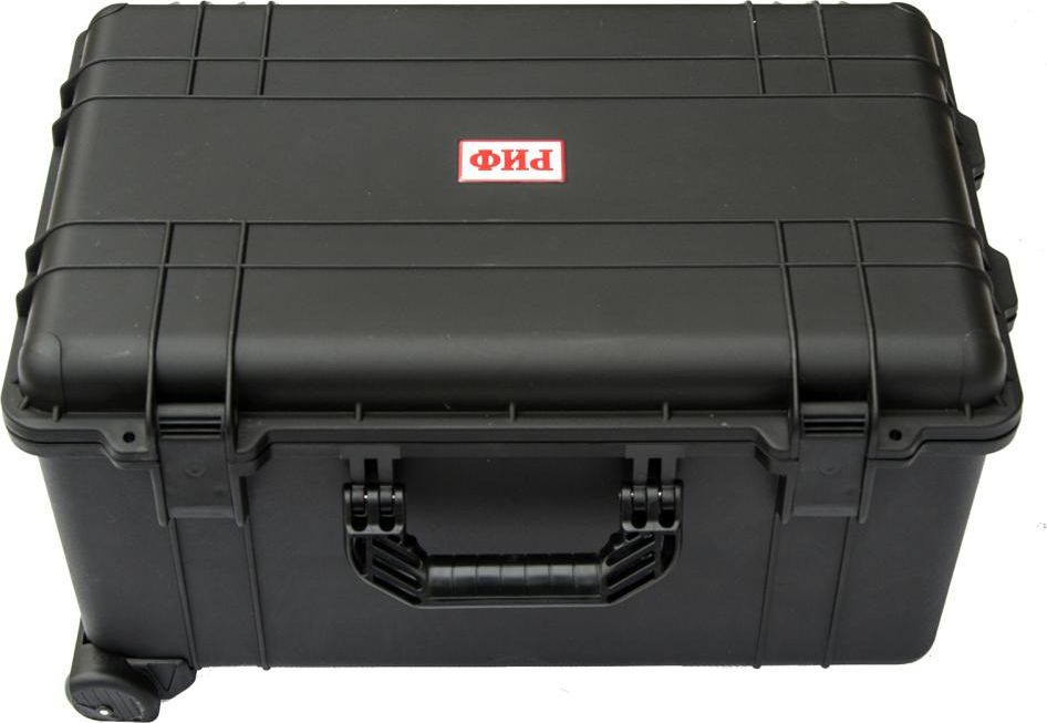 Кейс пластиковый защитный ударопрочный РИФ 625х420х340 мм на колесах с телескопической ручкой. Артикул WRT-28