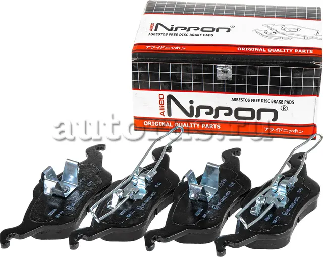 Колодки тормозные FORD Focus 1 (98-04) передние (4шт.) ALLIED NIPPON. Артикул ADB0490