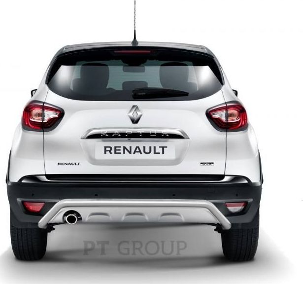 Защита PT Group заднего бампера Волна d51 (НПС) для Renault Kaptur 2016-2026. Артикул RKA220101