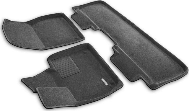 Коврики текстильные Euromat 3D Business для салона LiXiang L7 2023-2024 СЕРЫЕ. Артикул EMC3D-005741G