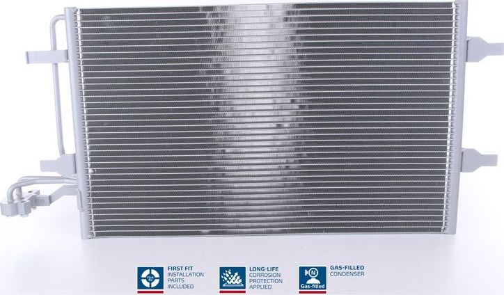 Радиатор кондиционера (конденсатор) Nissens (алюминий). Артикул 940154