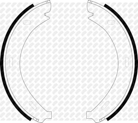 Тормозные колодки (стояночная тормозная система) NiBK. Артикул FN0571