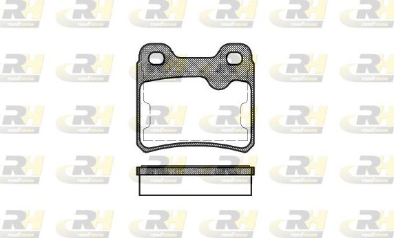 Тормозные колодки RoadHouse задние для Saab 900 II 1993-1998. Артикул 2282.10