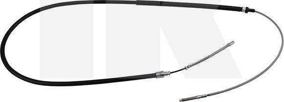 Трос ручника (тросик ручного тормоза) NK задний для Volkswagen Jetta I 1983-1984. Артикул 904743