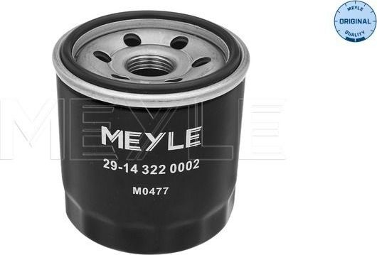 Масляный фильтр Meyle Original для Chevrolet Aveo I 2008-2012. Артикул 29-14 322 0002