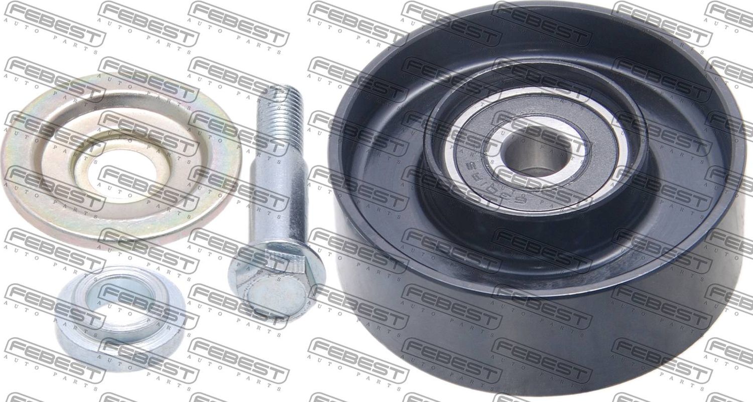 Направляющий (ведущий) ролик приводного поликлинового ремня Febest. Артикул 0188-KUN25