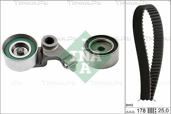 Ремень ГРМ с роликами (комплект) Ina для Toyota Corolla Verso I 2002-2009. Артикул 530 0422 10