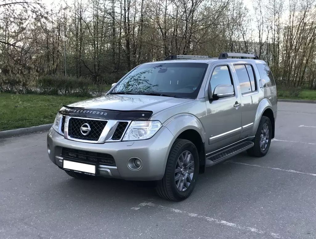 Дефлектор VT52 для капота Nissan Pathfinder R51 2010-2014. Артикул NS66VT
