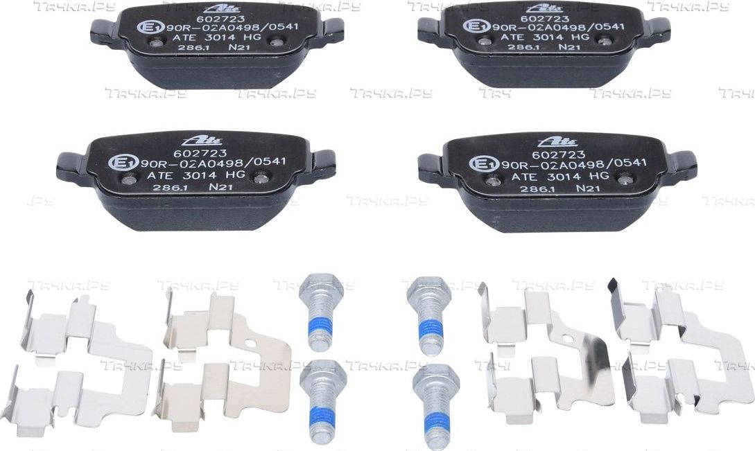 Тормозные колодки ATE задние для Ford Kuga I 2008-2012. Артикул 13.0460-2723.2