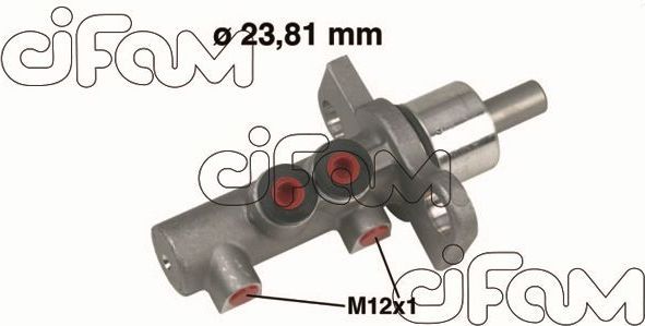 Тормозной цилиндр главный Cifam (Чугун). Артикул 202-260