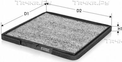 Салонный фильтр  Tecneco Filters. Артикул CK2331C