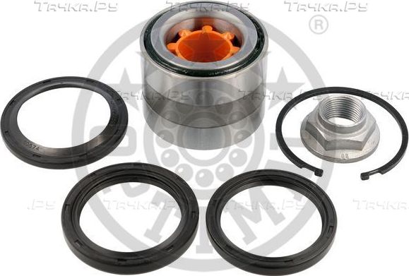 Ступичный подшипник (комплект) Optimal задний для Subaru Legacy I 1989-1994. Артикул 972709