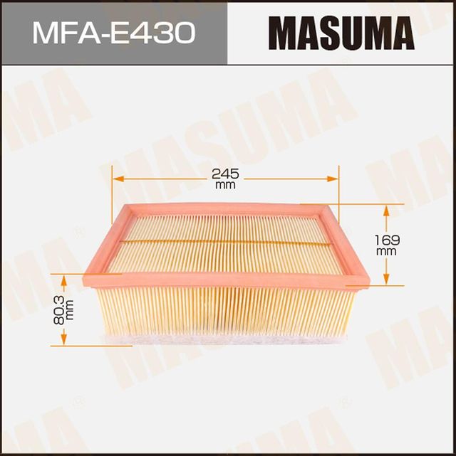 Воздушный фильтр Masuma. Артикул MFA-E430