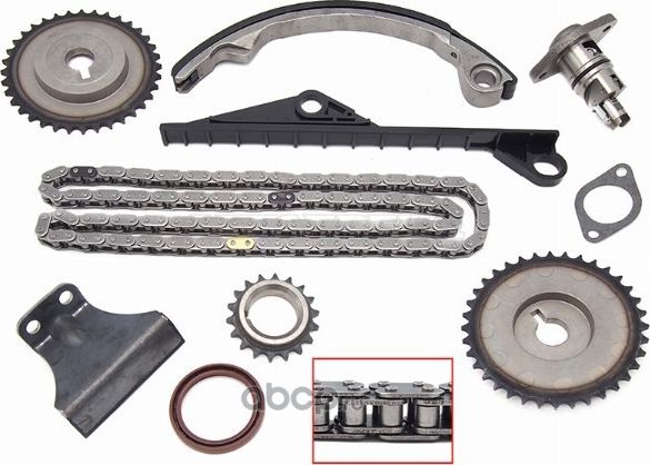 КОМПЛЕКТ ГРМ NISSAN SR18DE / SR20DE / SR20DET 91- (SAT). Артикул TKNS213A 