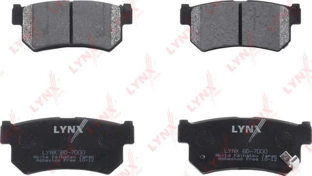 Тормозные колодки LYNXauto задние для Daewoo Korando 2000-2001. Артикул BD-7000