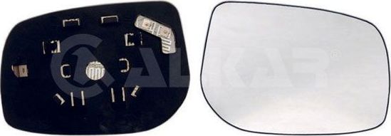 Зеркальное стекло бокового зеркала Alkar правое для Toyota Yaris II 2005-2010. Артикул 6432267