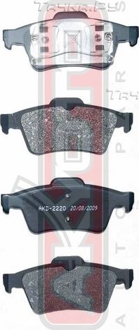 Тормозные колодки Akyoto Packing AKYOTO задние для Mazda 3 I (BK) 2003-2009. Артикул AKD-2220
