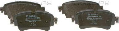 Тормозные колодки Bosch (Low-Metallic) задние для Audi SQ7 I (4M) 2016-2019. Артикул 0 986 494 833