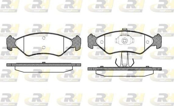 Тормозные колодки RoadHouse передние для Ford KA I 1996-2008. Артикул 2285.30